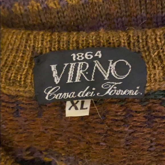 VTG/EC Mid-Late 80’s from Italy Mens angora and wool sweater - Picture 4 of 6